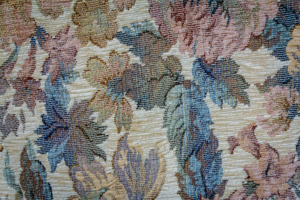 蓝花织物图片下载