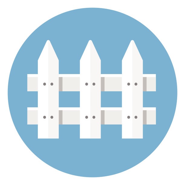 尖桩篱栅图标图片下载