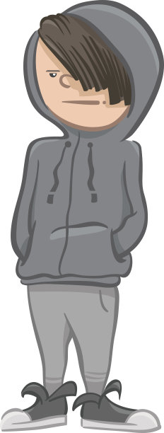 男孩人物卡通插图图片下载
