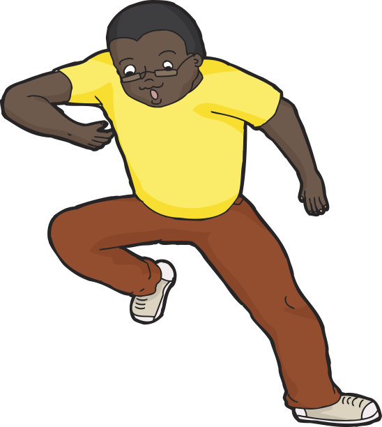 男子滑倒图片下载