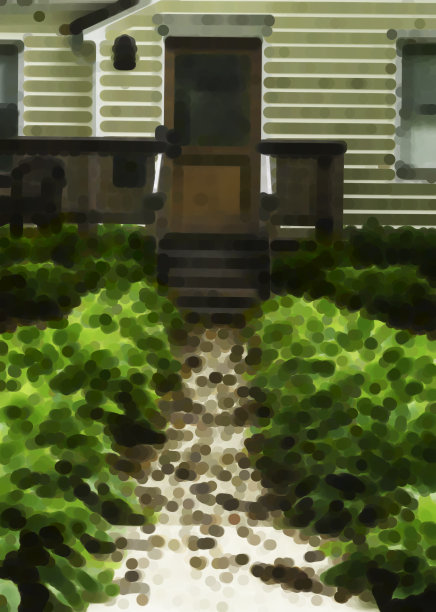 春天的郊区抽象图片下载