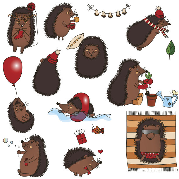 向量插图的顽童。图片下载