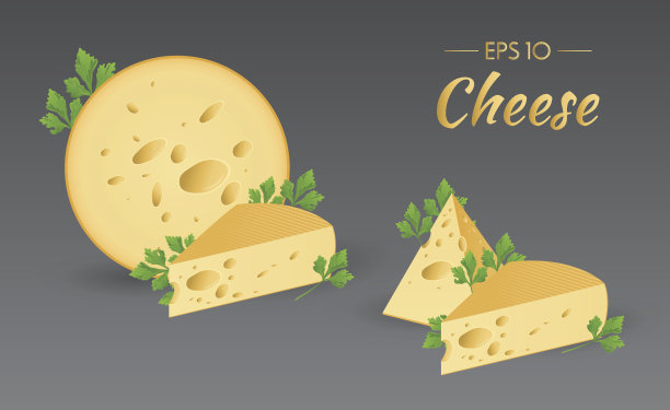 奶酪和欧芹图片下载