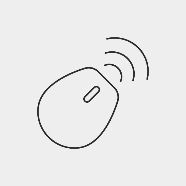 计算机鼠标线图标图片下载