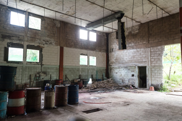 废弃的废弃的仓库图片下载