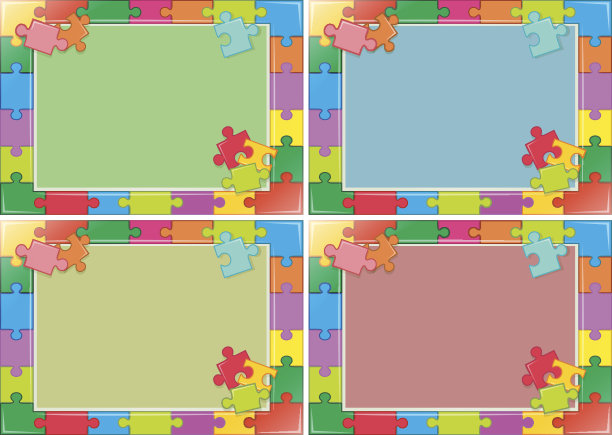 四帧设计用拼图图片下载