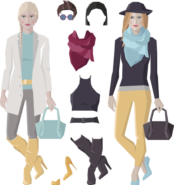 时尚女孩组图片下载