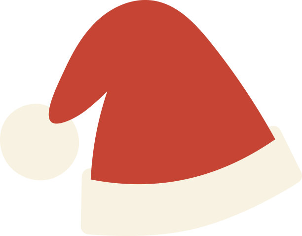 圣诞老人圣诞帽矢量插图。图片下载