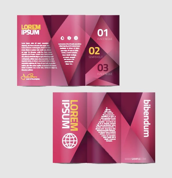 矢量图形优雅的商业宣传册设计为您的公司图片下载