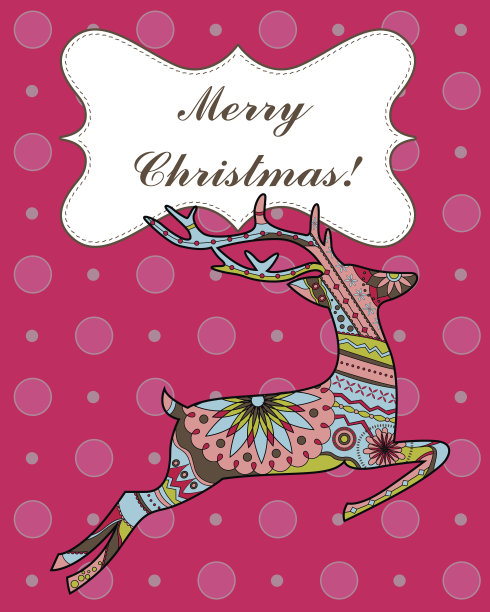 跳跃的鹿的背景图片下载