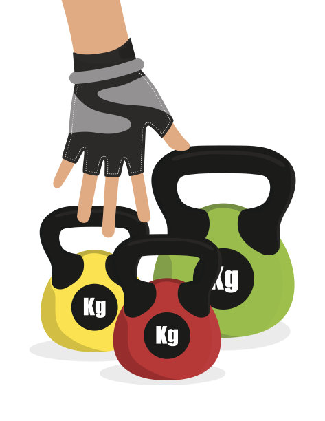 健身房数字设计。图片下载