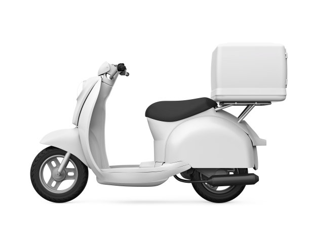 摩托车交付的盒子图片下载