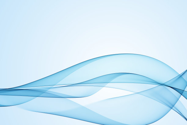 蓝色抽象波图片下载