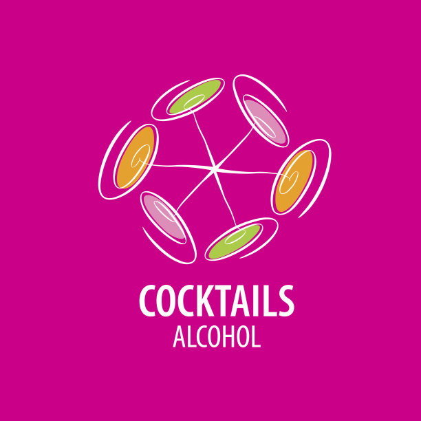 含酒精的鸡尾酒图标图片下载