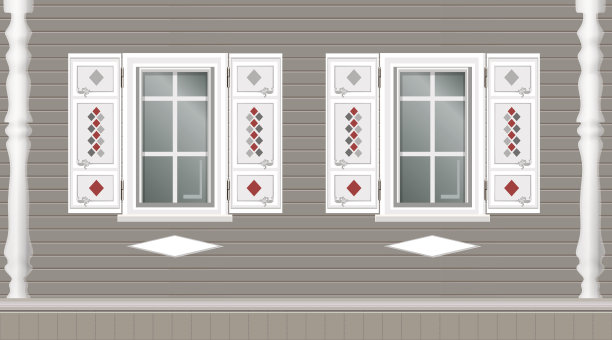 建筑立面部分图片下载