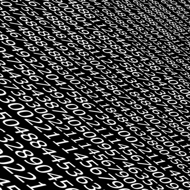 数字序列流背景图片下载