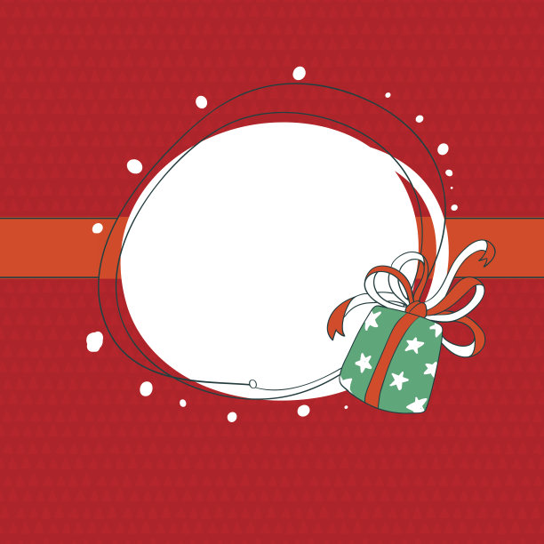 有趣的手绘卡片和礼盒图片下载