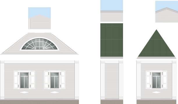 建筑立面部分图片下载