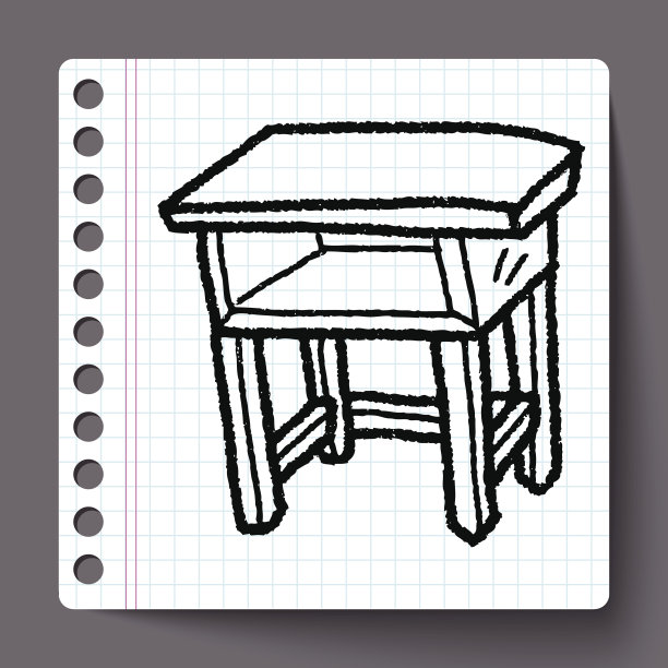 桌子上涂鸦图片下载