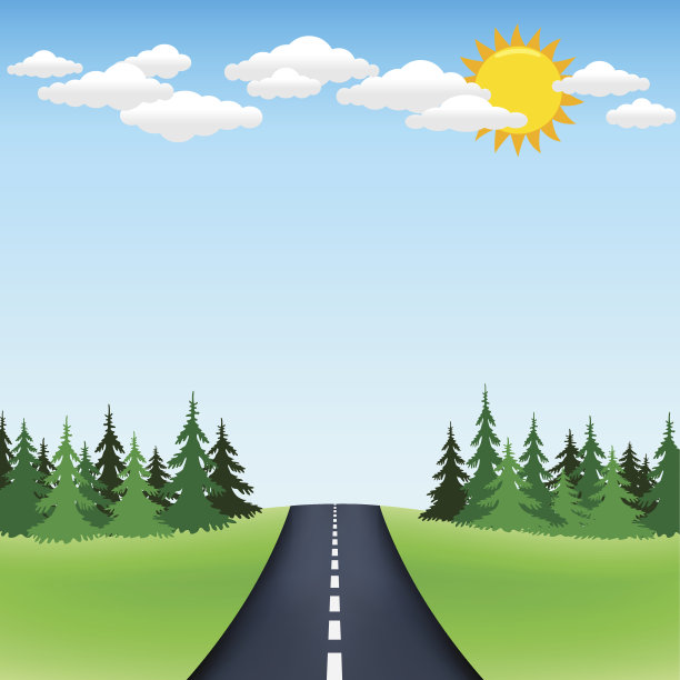 地平线公路旅行图片下载