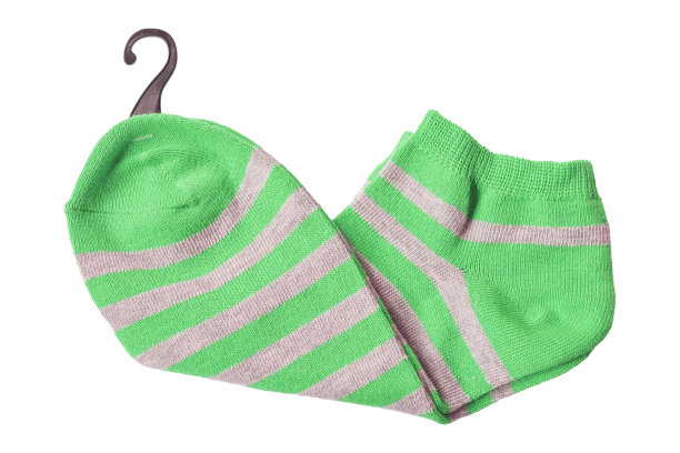 棉袜孤立在白色背景上图片下载