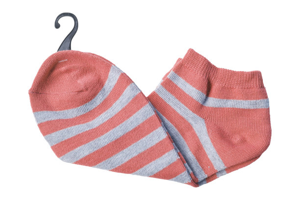 棉袜孤立在白色背景上图片下载