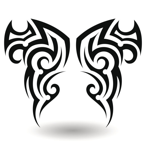 手绘部落纹身图片下载