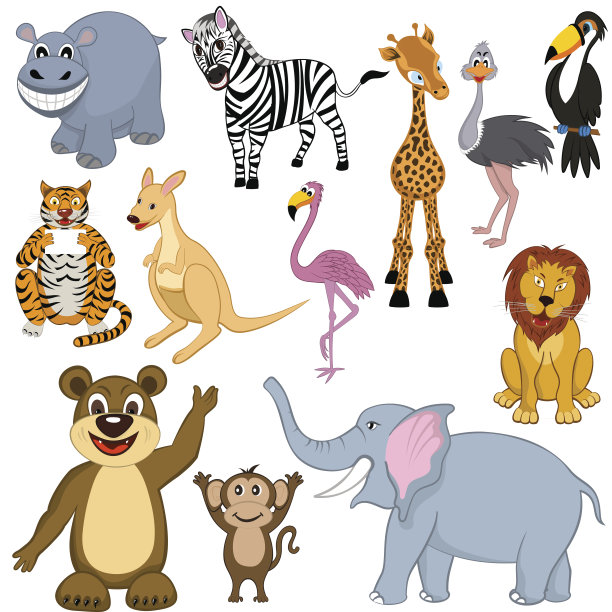 动物矢量图素材ID：128362348