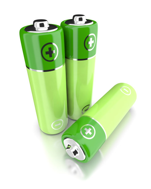 电池上有白色。图片下载