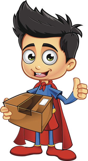 超级男孩-抱包裹图片下载