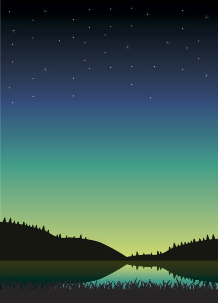 美丽的夜空背景图片下载