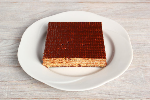 巧克力覆盖晶片图片下载