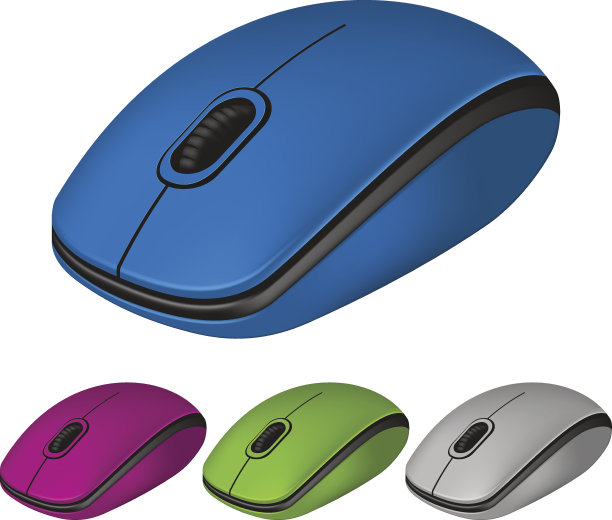 一套逼真的电脑鼠标图片下载