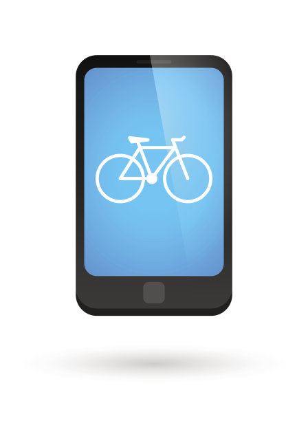 手机图标与自行车图片下载