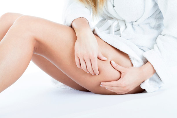 挤压纤细的大腿图片下载