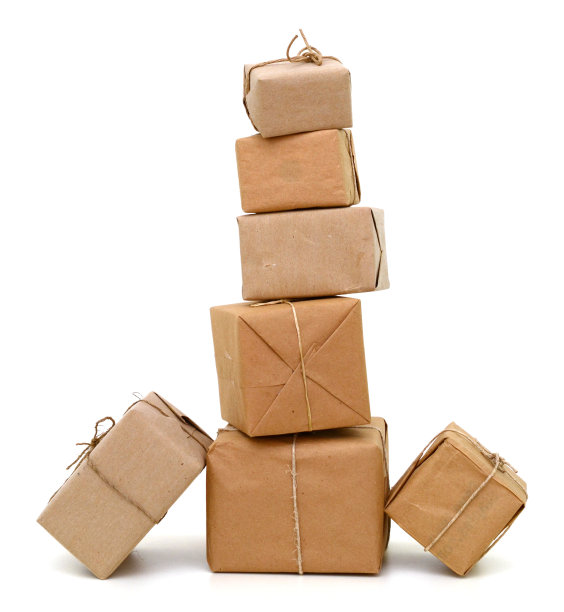 包裹盒子堆图片下载