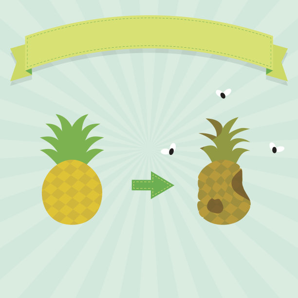 腐烂的菠萝图片下载