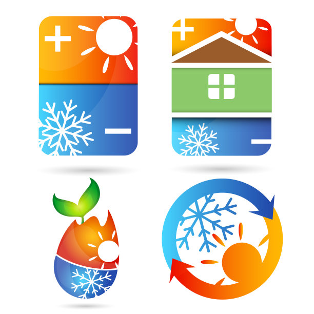 一组空调符号图片下载