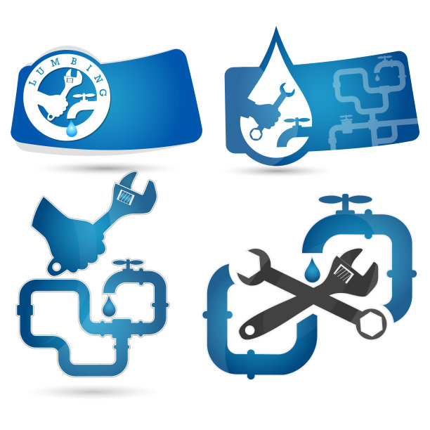 用于修理管道的一套符号图片下载