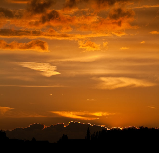 戏剧性的日落图片下载