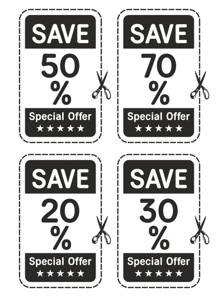 优惠券销售收集图片下载