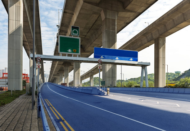 昂船洲大桥和青沙公路图片下载