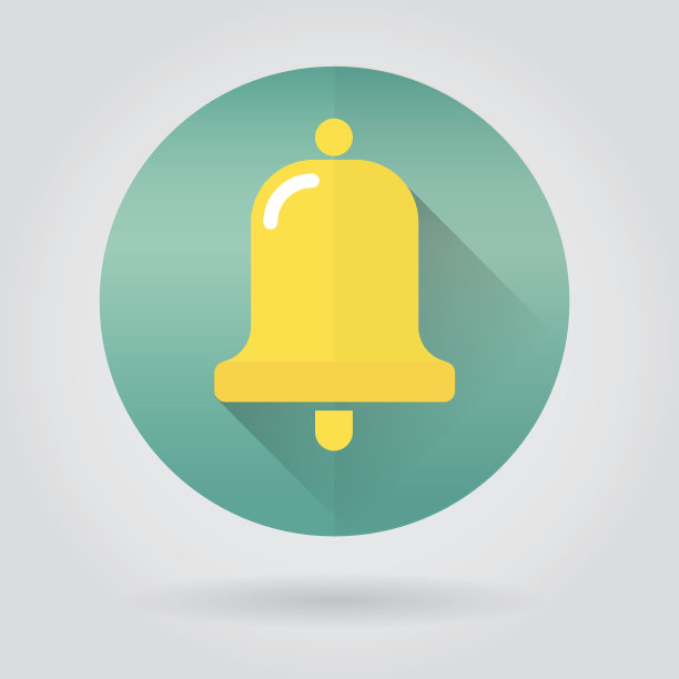 通知呼叫图标与铃声上的颜色轮图片下载