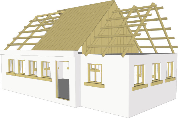 矢量小屋白宫图片下载