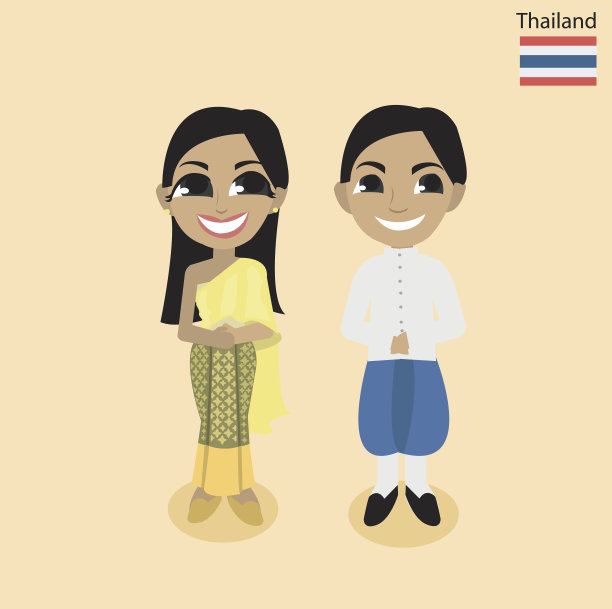 卡通东盟泰国图片下载