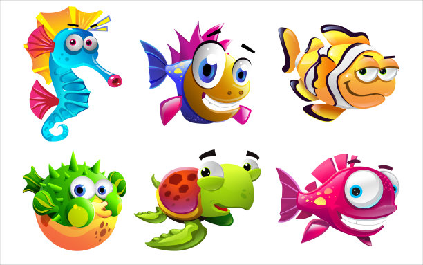 不同的海洋生物图片下载