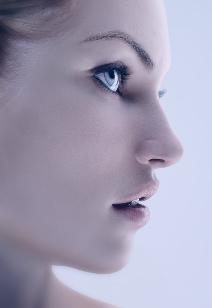 美丽的脸轮廓图片下载