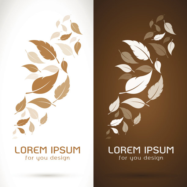 向量图像的一个叶子设计图片下载