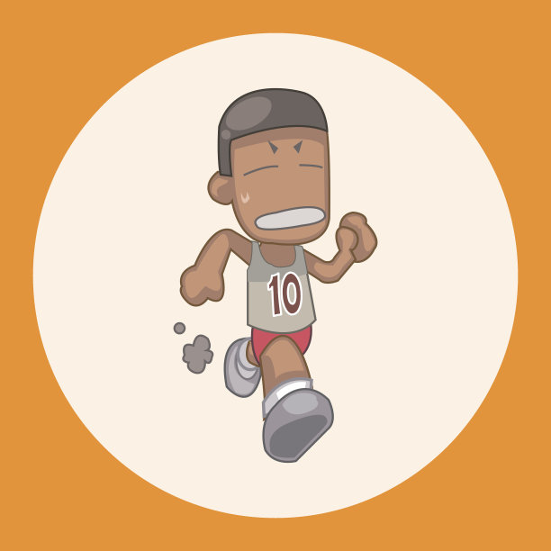 运动运动员跑步主题元素图片下载