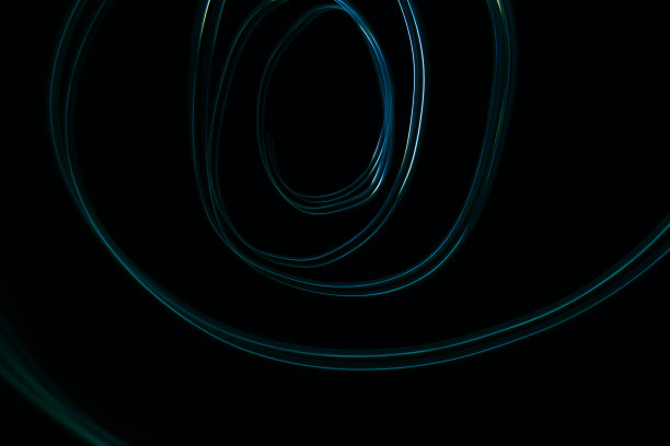 发光的抽象曲线图片下载